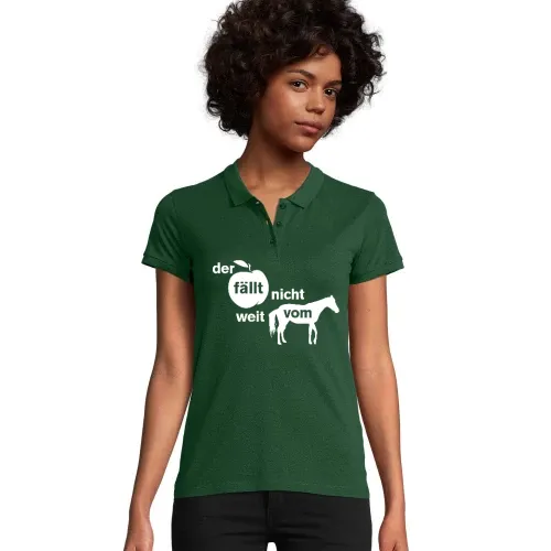 der Apfel fällt nicht weit vom Pferd Frauen Polo