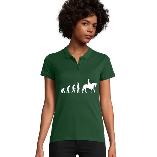 Evolution Pferd Frau Frauen Polo