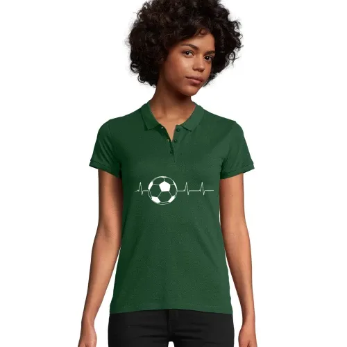 Fussball Herzschlag Frauen Polo