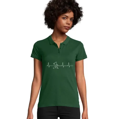 Fussballspieler Herzschlag Frauen Polo