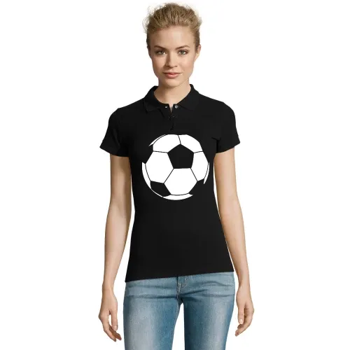 Fußballumriss Frauen Polo