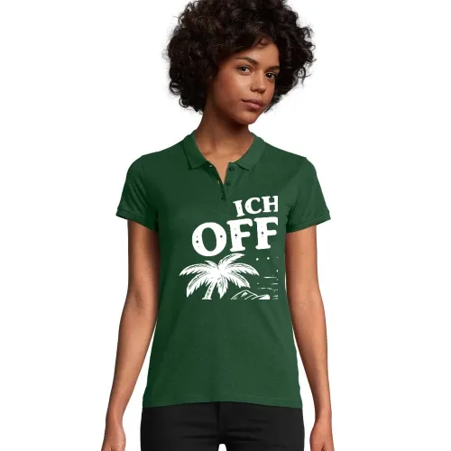 Ich bin Offline Polo Frauen Planet Bio
