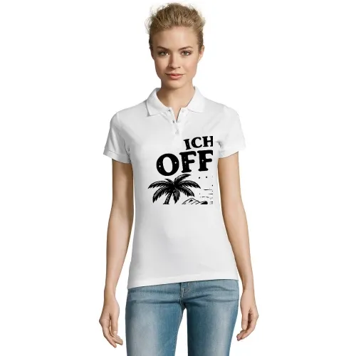 Ich bin Offline Frauen Polo