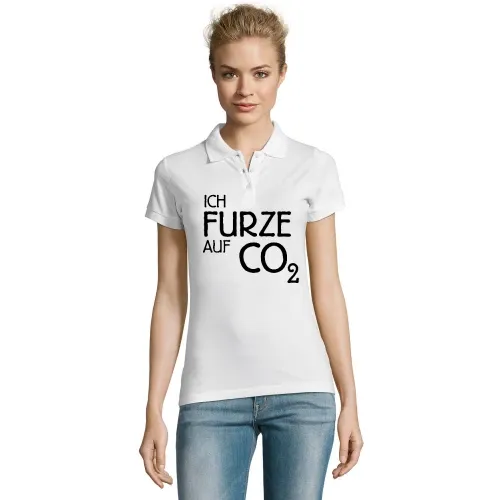 Ich Furze auf CO2 Frauen Polo