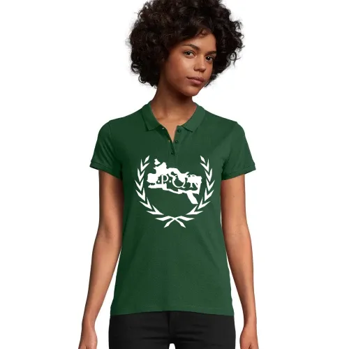 Lorbeerkranz SPQR Rom Umriss Frauen Polo