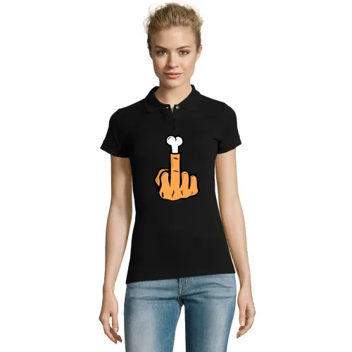 Mittelfinger aus Knochen Frauen Polo Mittelfinger aus Knochen Polo