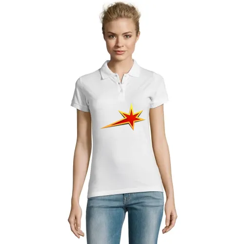 Retro Stern Frauen Polo Retro Stern Polo