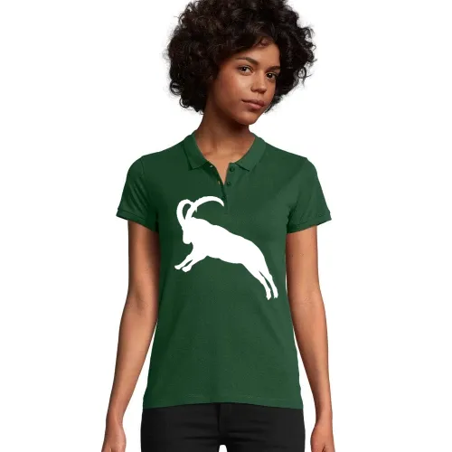 springender Steinbock Frauen Polo