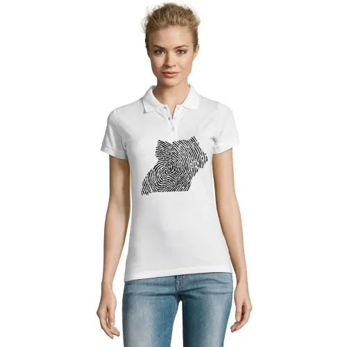 Uganda Fingerabdruck Frauen Polo Uganda Fingerabdruck Polo