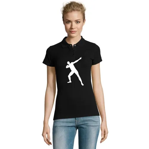 Usain Bolt Pose Frauen Polo