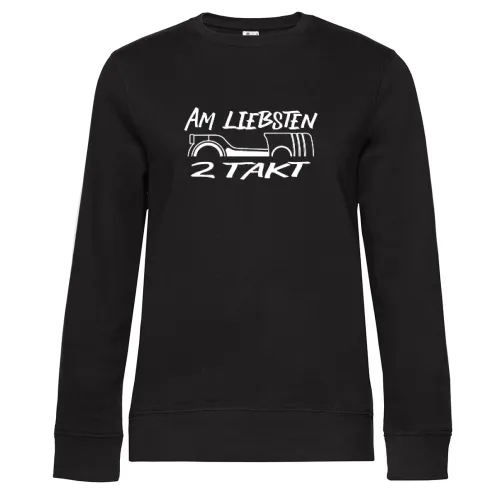 2Takt Enduro Mopedfahrer - Am Liebsten Zweitakt Frauen Sweat