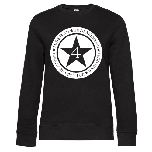 4 Sterne Weltmeister Deutschland Frauen Sweat