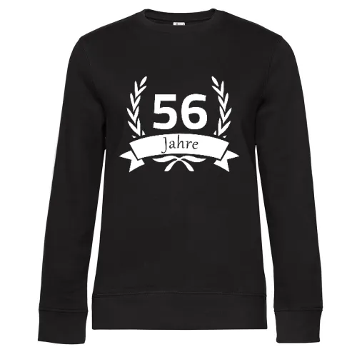 56 Geburtstag im Lorbeerkranz Frauen Sweat