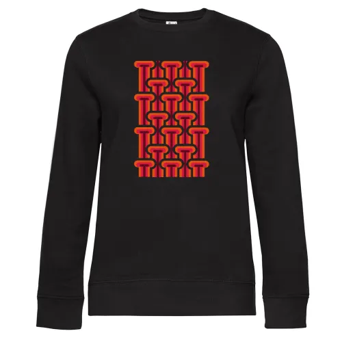 70er Jahre Style Streifen Sweat