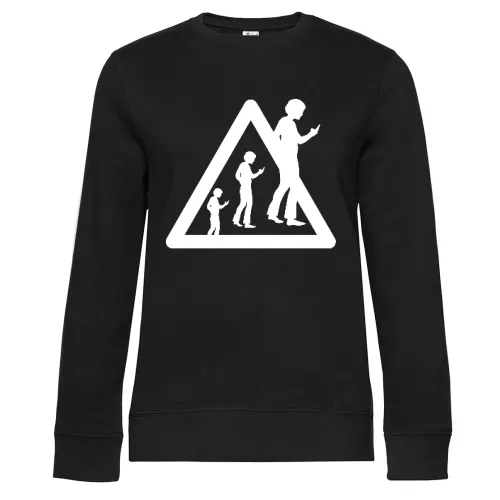 Achtung Handyspieler Frauen Sweat