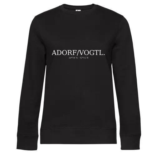 Adorf/vogtl. Koordinaten Sweat Frauen Queen Crew Neck