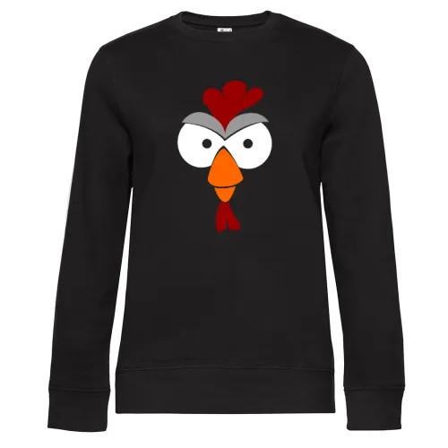 Agro Hahnkopf farbig Frauen Sweat Agro Hahnkopf farbig Sweat