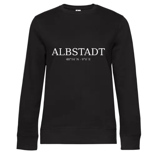 Albstadt Koordinaten Sweat Frauen Queen Crew Neck