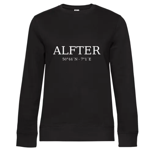 Alfter Koordinaten Sweat Frauen Queen Crew Neck