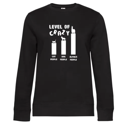 Alpaka Lama Spruch für Alpakazüchter Alpaka Touren Sweat Frauen Queen Crew Neck
