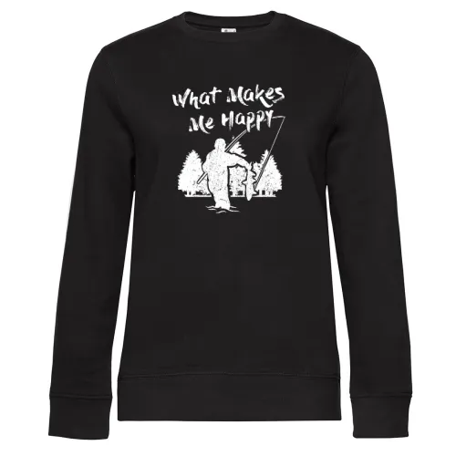 Angler Angeln Fischer Fischen Dad Geschenk Sweat Frauen Queen Crew Neck