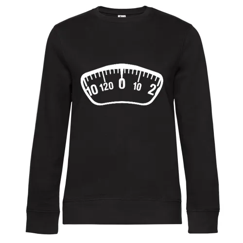 Anzeige einer Waage Sweat Frauen Queen Crew Neck