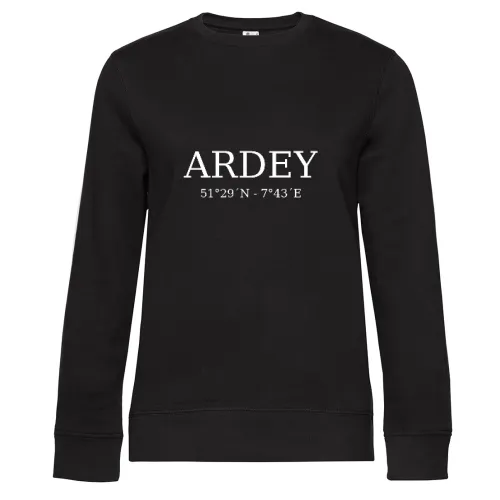 Ardey Koordinaten Sweat Frauen Queen Crew Neck