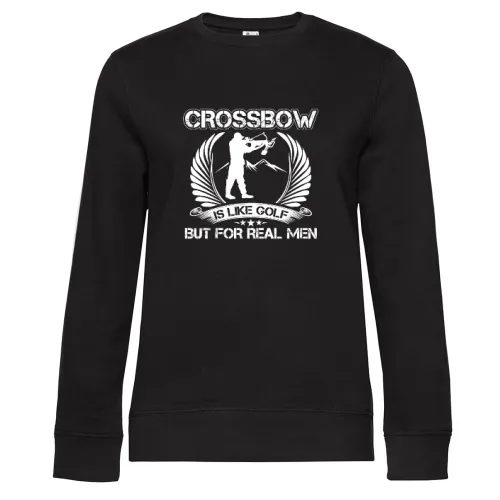 Armbrust Sport Für Echte Kerle Bogenschütze Sweat Frauen Queen Crew Neck