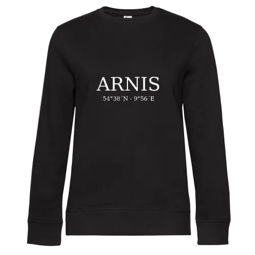 Arnis Koordinaten Sweat Frauen Queen Crew Neck