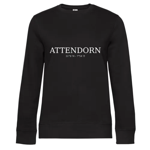 Attendorn Koordinaten Sweat Frauen Queen Crew Neck