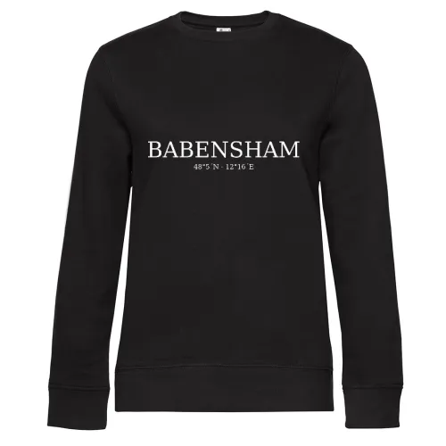 Babensham Koordinaten Sweat Frauen Queen Crew Neck