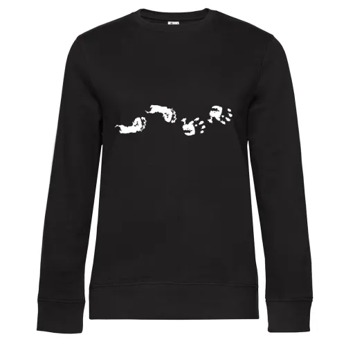 Baby Hand- und Fussabdruck Frauen Sweat