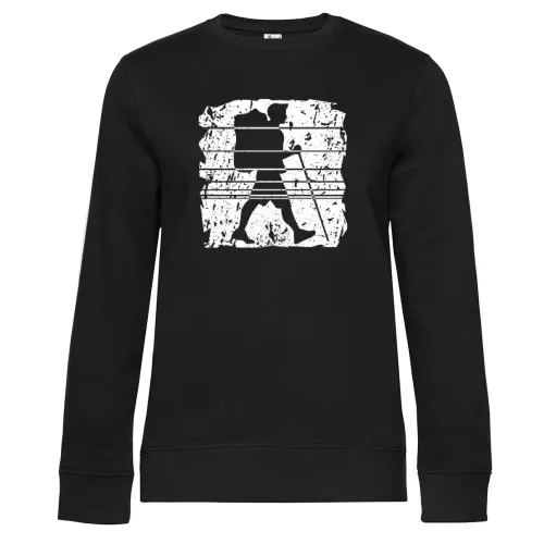 Backpacker Wanderer Sweat Frauen Queen Crew Neck
