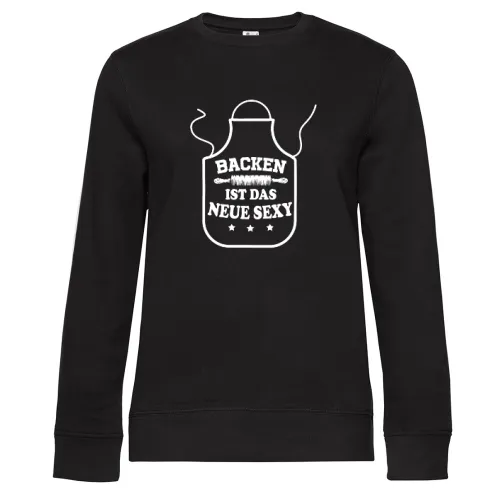 Bäcker Backen Ist Das Neue Sexy - Hobbybäcker Sweat Frauen Queen Crew Neck
