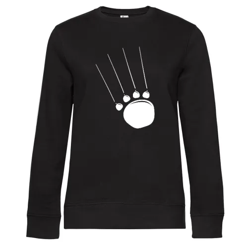 Bärentatze Sweat Frauen Queen Crew Neck