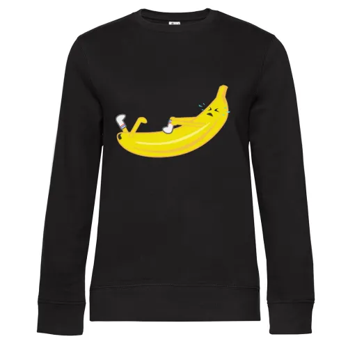 Banane und ihre Socken Frauen Sweat Banane und ihre Socken Sweat