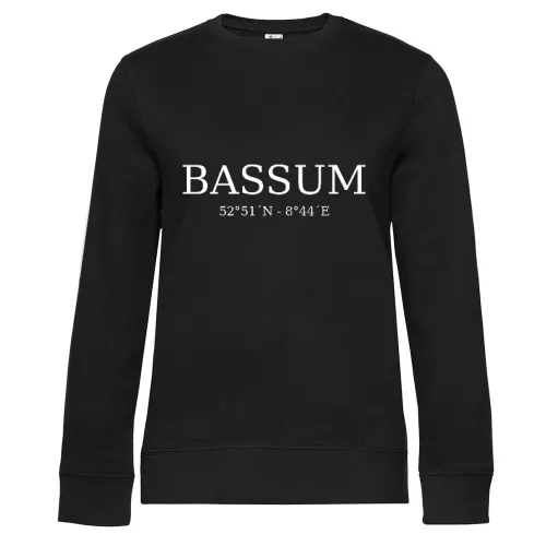 Bassum Koordinaten Sweat Frauen Queen Crew Neck