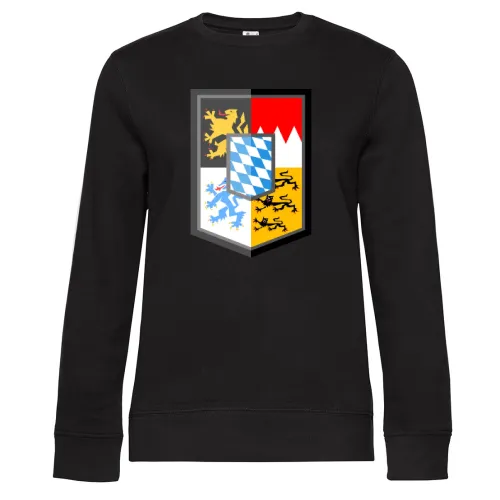 Bayern Wappen E-Style Sweat Frauen Queen Crew Neck