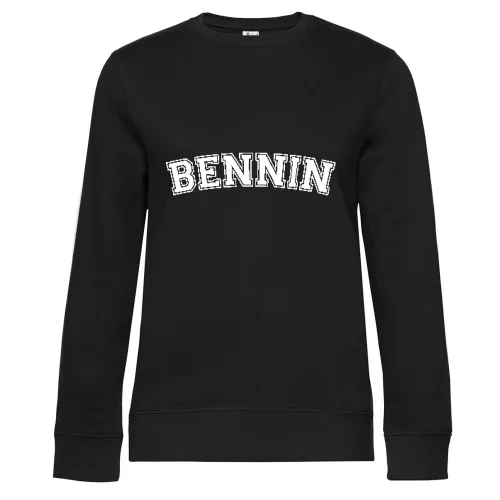 Bennin Sweat Frauen Queen Crew Neck