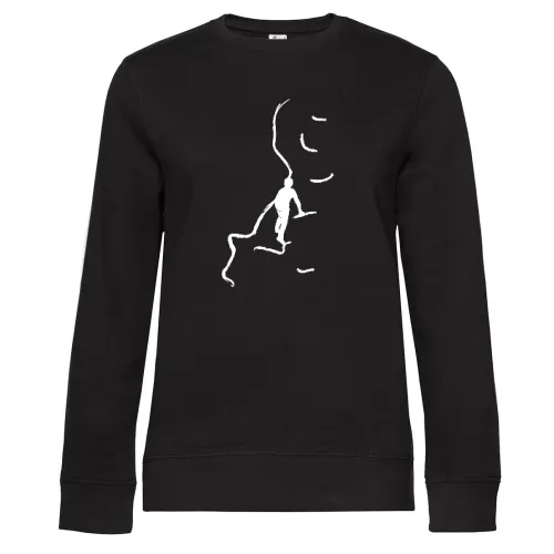 Berg besteigen Sweat Frauen Queen Crew Neck