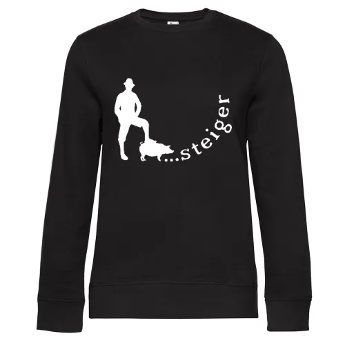 Bergsteiger der ein Schwein besteigt Frauen Sweat