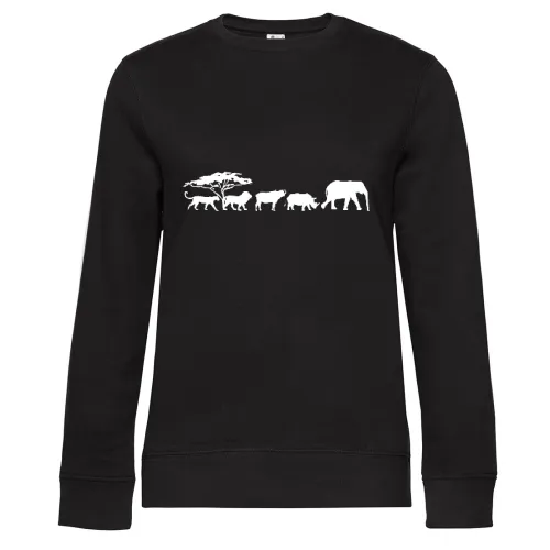 Big Five in der Savanne Frauen Sweat