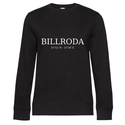 Billroda Koordinaten Sweat Frauen Queen Crew Neck