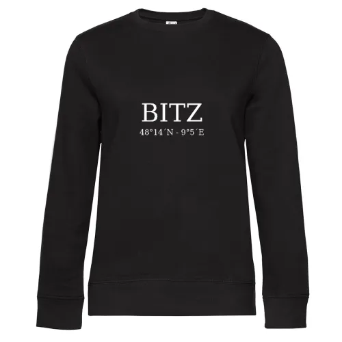 Bitz Koordinaten Sweat Frauen Queen Crew Neck