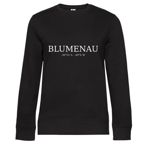 Blumenau Koordinaten Sweat Frauen Queen Crew Neck