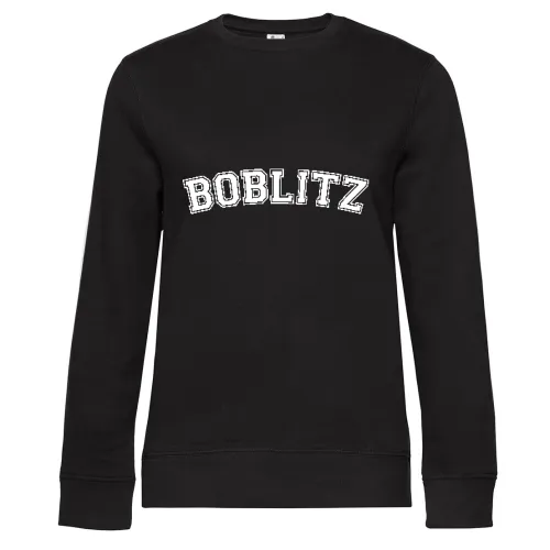 Boblitz Sweat Frauen Queen Crew Neck