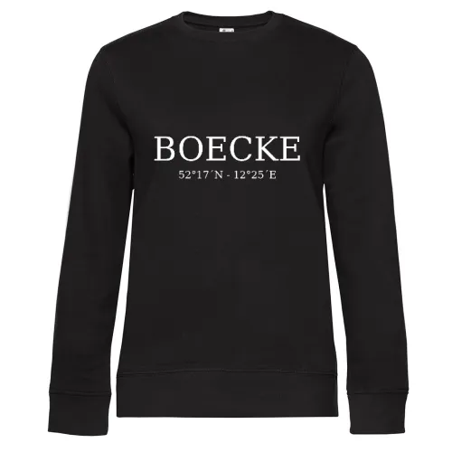 Boecke Koordinaten Frauen Sweat Boecke Koordinaten Sweat
