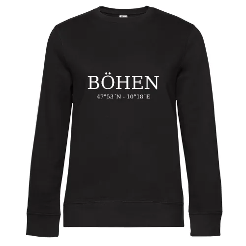Böhen Koordinaten Frauen Sweat Böhen Koordinaten Sweat
