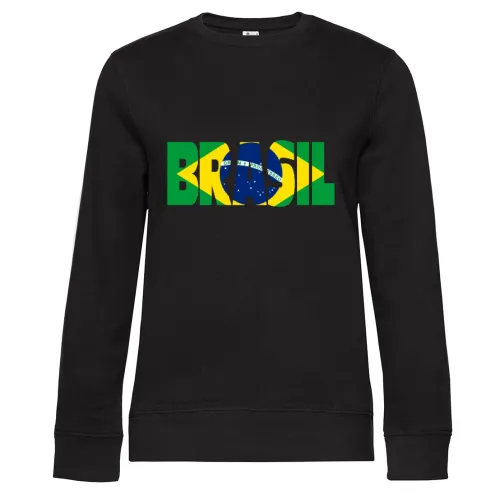 Brasilien mit Fahne Frauen Sweat