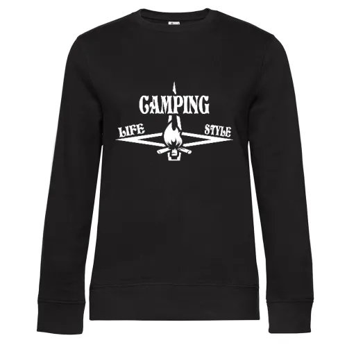 Camping Lifestyle Campfire Frauen Sweat Camping Lifestyle Campfire Sweat